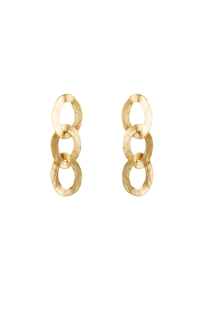 OVAL MAT ZİNCİR KÜPE