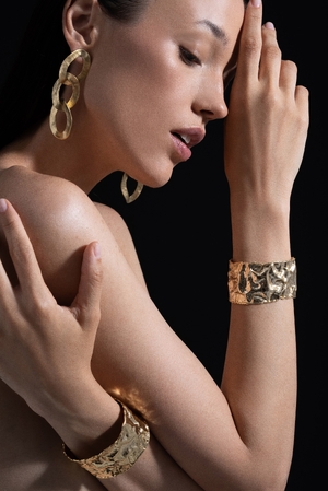 OVAL MAT ZİNCİR KÜPE