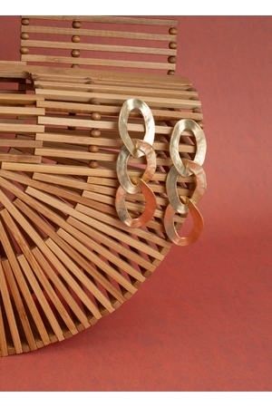 OVAL MAT ZİNCİR KÜPE